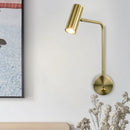 Modern minimalist LED wall light with switch and adjustable angle
