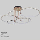 Modern and luxurious circular chandelier for indoor lighting