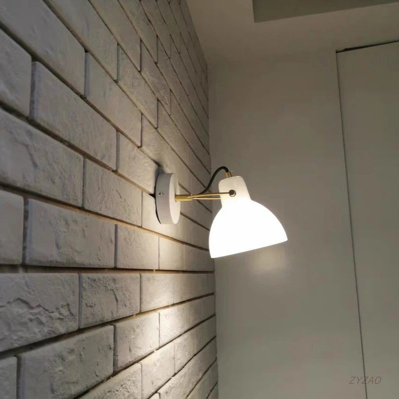Simple and modern nordic wall light with creative design for indoor use