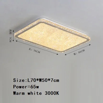 Modern stainless steel pendant light with LED and remote control - vue 26 sur 28