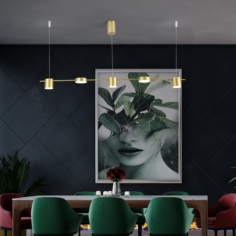 Modern creative three-head chandelier for restaurant and hotel