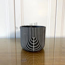 Homemade concrete flowerpot silicone mould