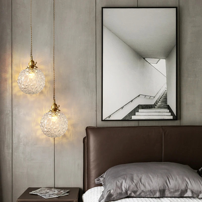 Modern minimalist LED chandelier, creative, romantic and warm