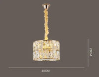 Nordic design crystal chandelier for stylish interiors