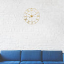 iron silent wall clock simple home decoration