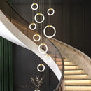 Modern ring chandelier for elegant interior decoration