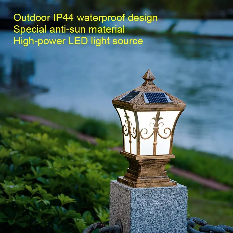 Decorative solar LED lamp for garden and outdoor - vue 4 sur 17
