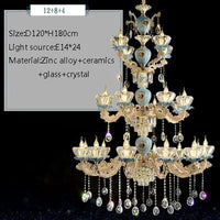 Modern crystal chandelier for elegant and refined lighting