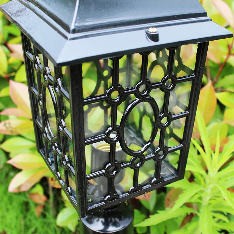 lampe extérieure étanche pour jardin parc et chemin - vue 4 sur 8
