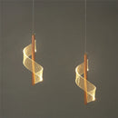 Modern nordic design acrylic pendant light for restaurant