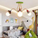 Modern balloon-shaped pendant light for children