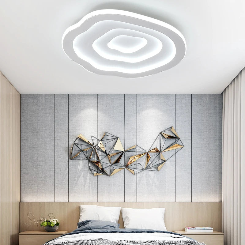 Nordic cloud LED ceiling light simple creative warm romantic - vue 6 sur 9