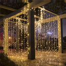 LED icicle curtain fairy lights for parties and weddings