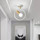 Simple Nordic ceiling light for corridor and staircase