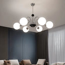 Nordic American glass LED decorative chandelier