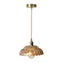 Copper glass pendant light for restaurant, bar and loft