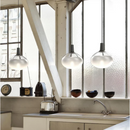 Italian design glass pendant light for modern interiors