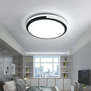 Round LED ceiling light with adjustable brightness for indoors