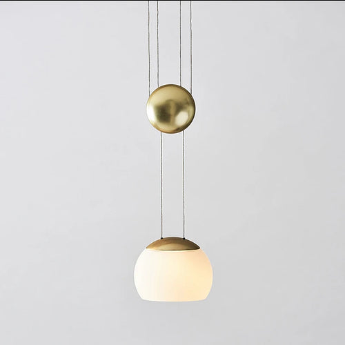 Adjustable designer Nordic glass pendant light loft style