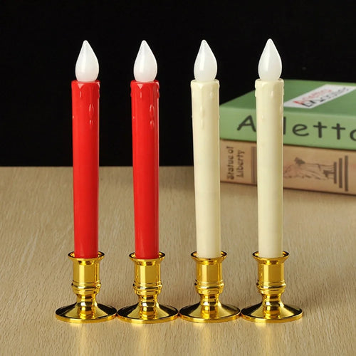 Set of 2 traditional candle holders for weddings and dinners - vue 4 sur 7
