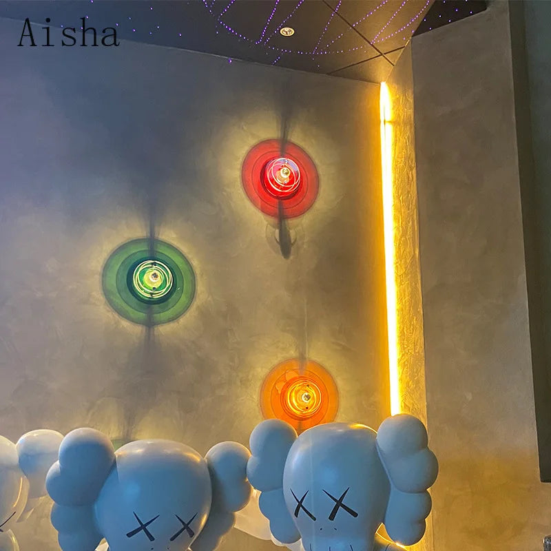 applique murale led en forme dovni pour décoration moderne - vue 5 sur 13