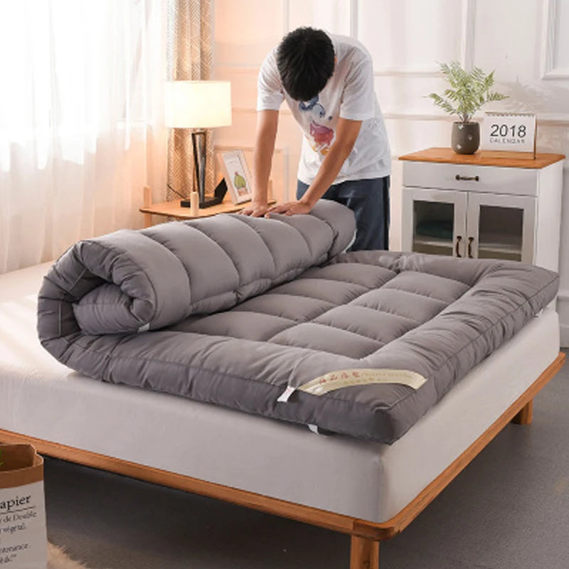 soft foldable tatami mattress for double queen king size bed - vue 3 sur 6