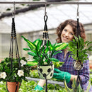 macrame hanging baskets for plants and decoration