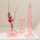 Classic retro glass candle holders for wedding and home decoration