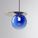 Modern glass pendant light with nordic LED lighting