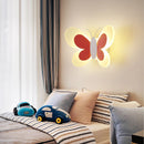 Creative cartoon butterfly LED wall light for children