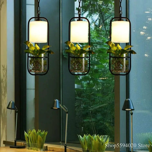 suspension industrielle simple art fer moderne chinoise - vue 4 sur 13