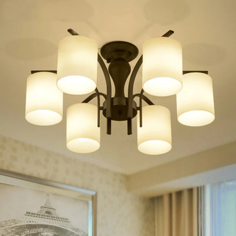 Nordic style LED ceiling light for modern and cosy spaces - vue 3 sur 6