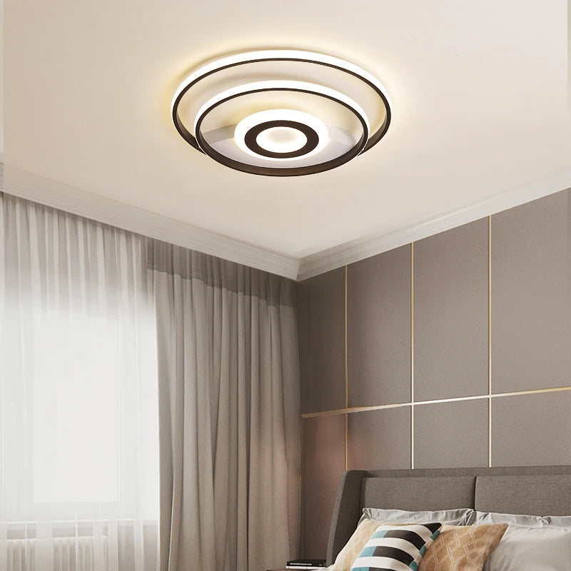 Modern round LED ceiling light for stylish indoor lighting