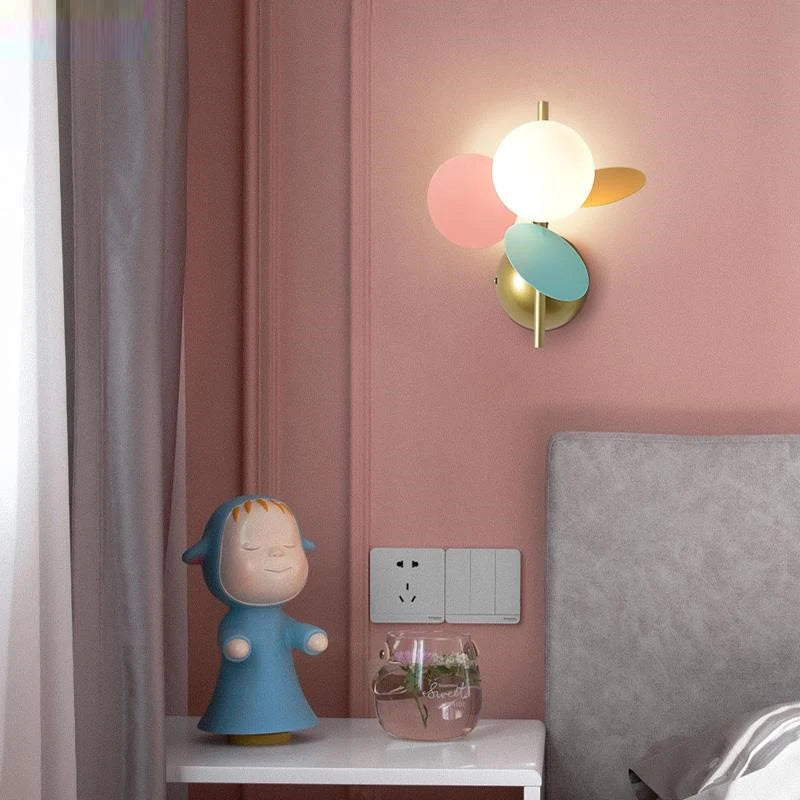 Creative leaf-shaped wall light for children - vue 4 sur 15