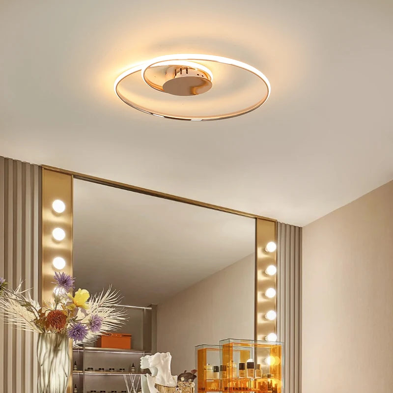 Modern LED ceiling light for elegant interior decor - vue 3 sur 10