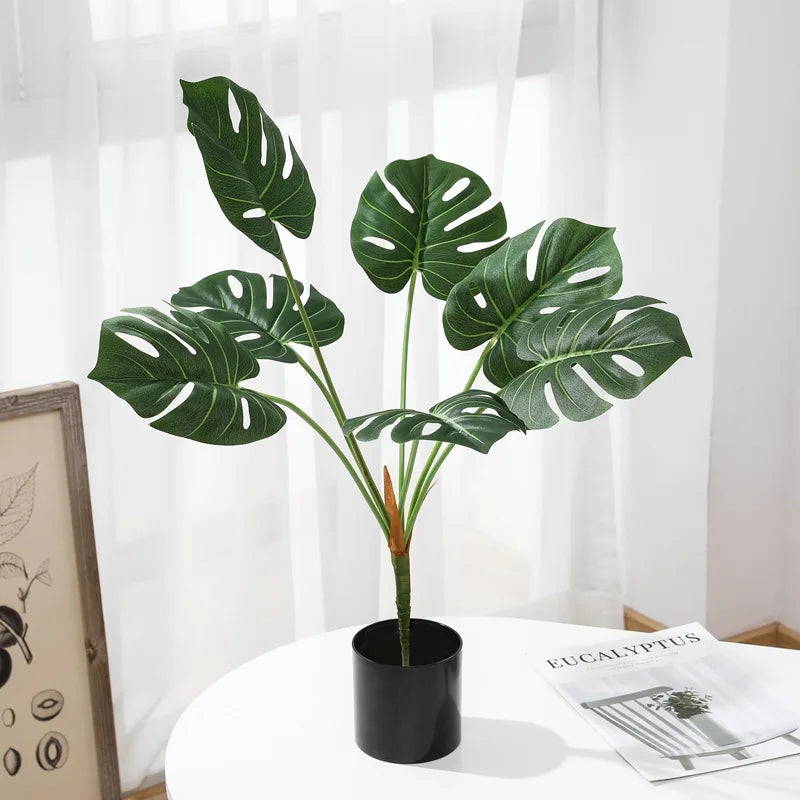 Artificial monstera plant for indoor and outdoor decoration - vue 5 sur 22