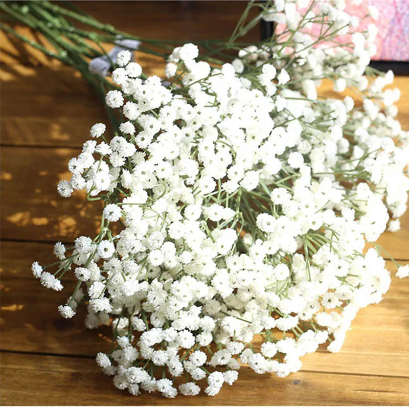 90 artificial flower heads for decorations and crafts