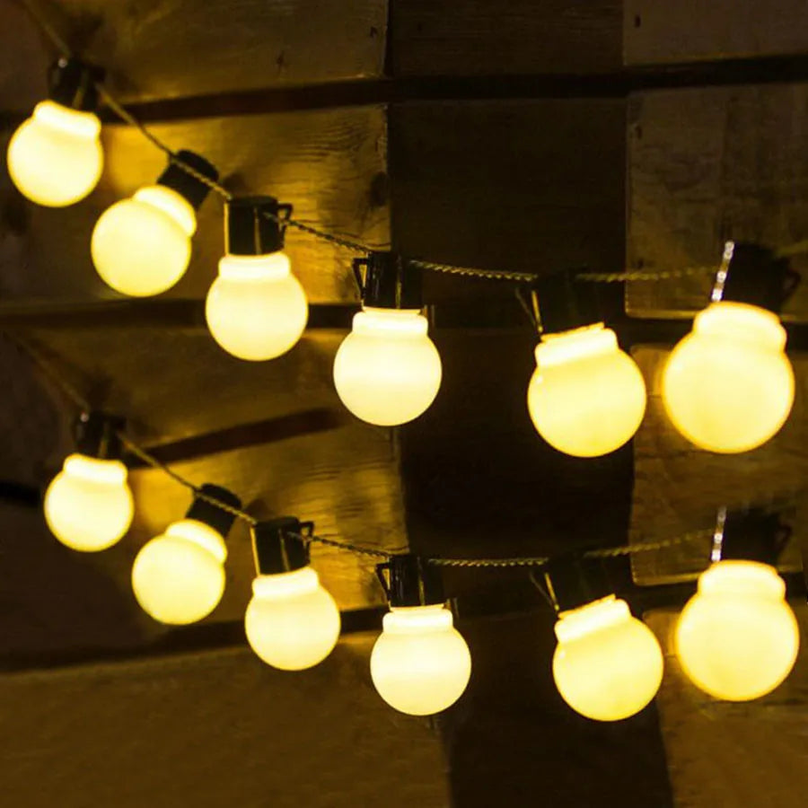 guirlande lumineuse led pour décoration extérieure festive - vue 4 sur 8