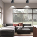 Modern cylindrical metal LED spotlight Chester