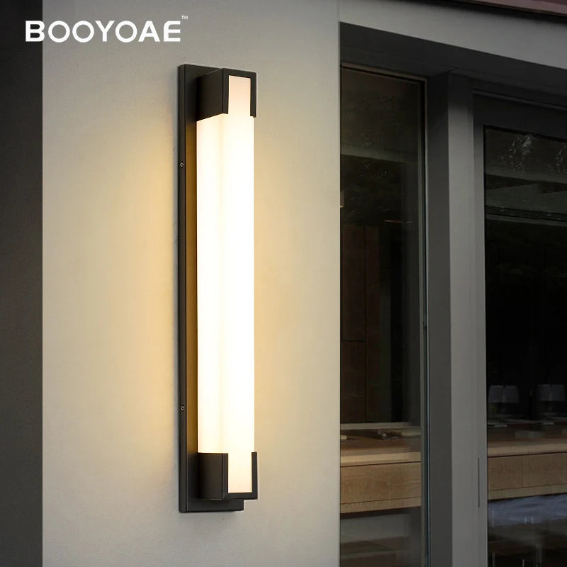 Outdoor LED wall light IP65 stainless steel porch garden waterproof