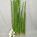 Artificial cylindrical plastic cactus for indoor and outdoor decoration