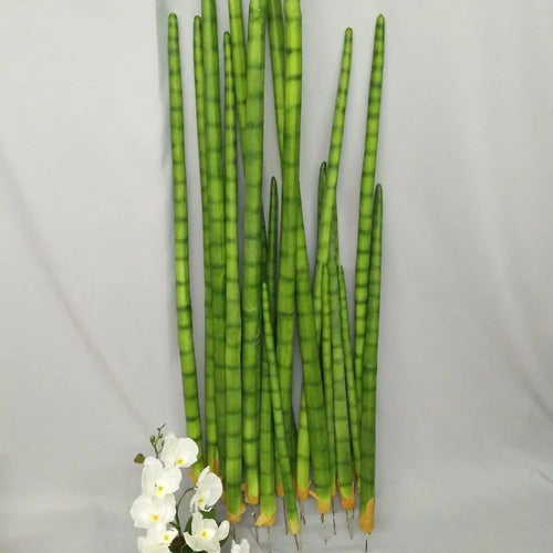 Artificial cylindrical plastic cactus for indoor and outdoor decoration - vue 5 sur 9