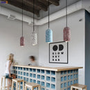 Modern nordic cement pendant light for bright interiors