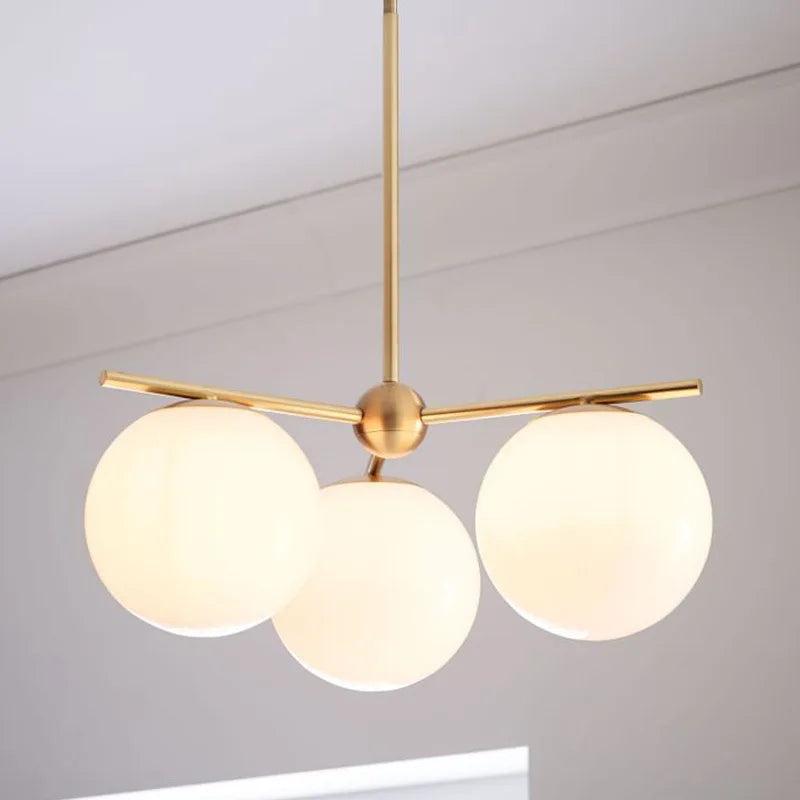 Modern nordic LED chandelier for kitchen and restaurant