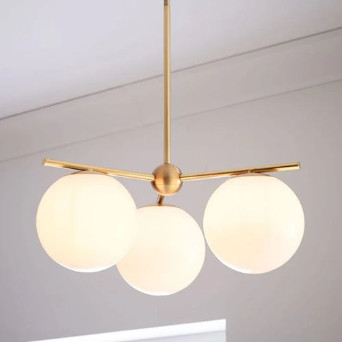 Modern decorative Nordic LED chandelier for kitchen or restaurant - vue 3 sur 8
