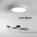 Modern dimmable LED iron ceiling light for indoor use