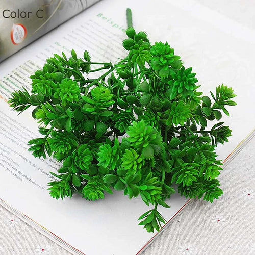 28 artificial succulent plant heads for wedding and garden decoration - vue 9 sur 12