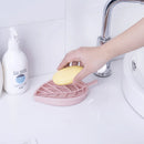 portable leaf-shaped double-layer soap box