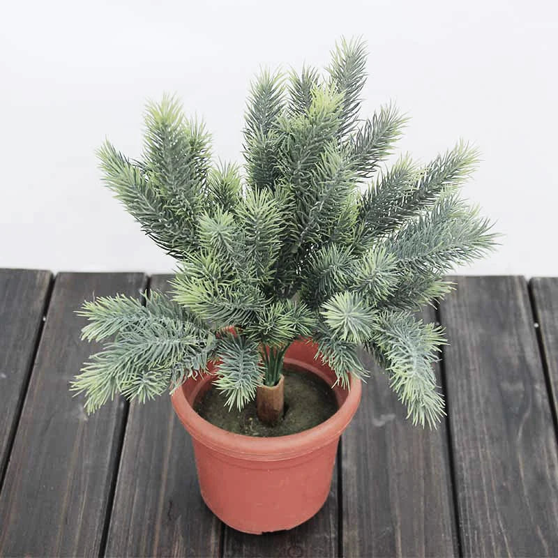 Artificial Christmas tree branches plastic festive decoration