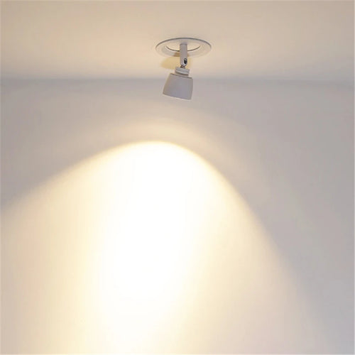 Modern adjustable angle LED ceiling light for kitchen - vue 3 sur 7